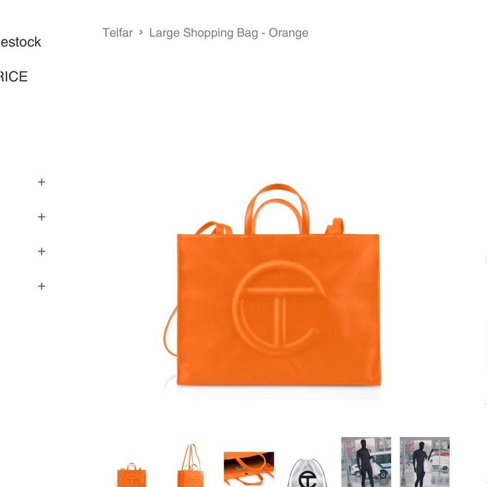 Large Orange Telfar 🍊🍊🍊 - Picture 7 of 9